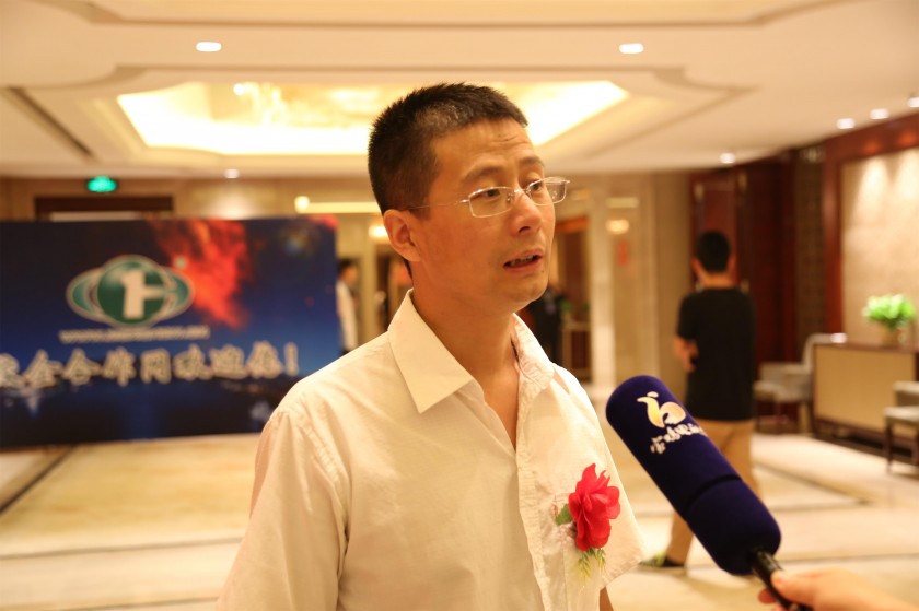 我司總經理韓曄接受寶雞電視臺采訪（41屆會議）